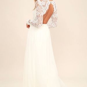LULU Lovely white Lace dress